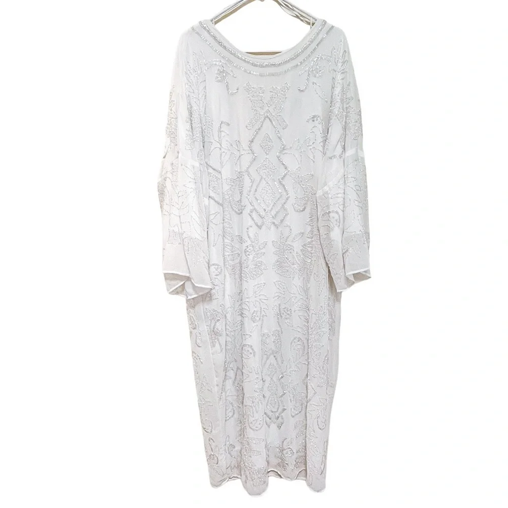 Zara Embroidered Beaded Tunic Dress - Picture 11 of 16